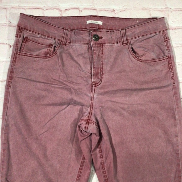 Maurices Pink High Rise Pants - Size 13/14 - Picture 2 of 9